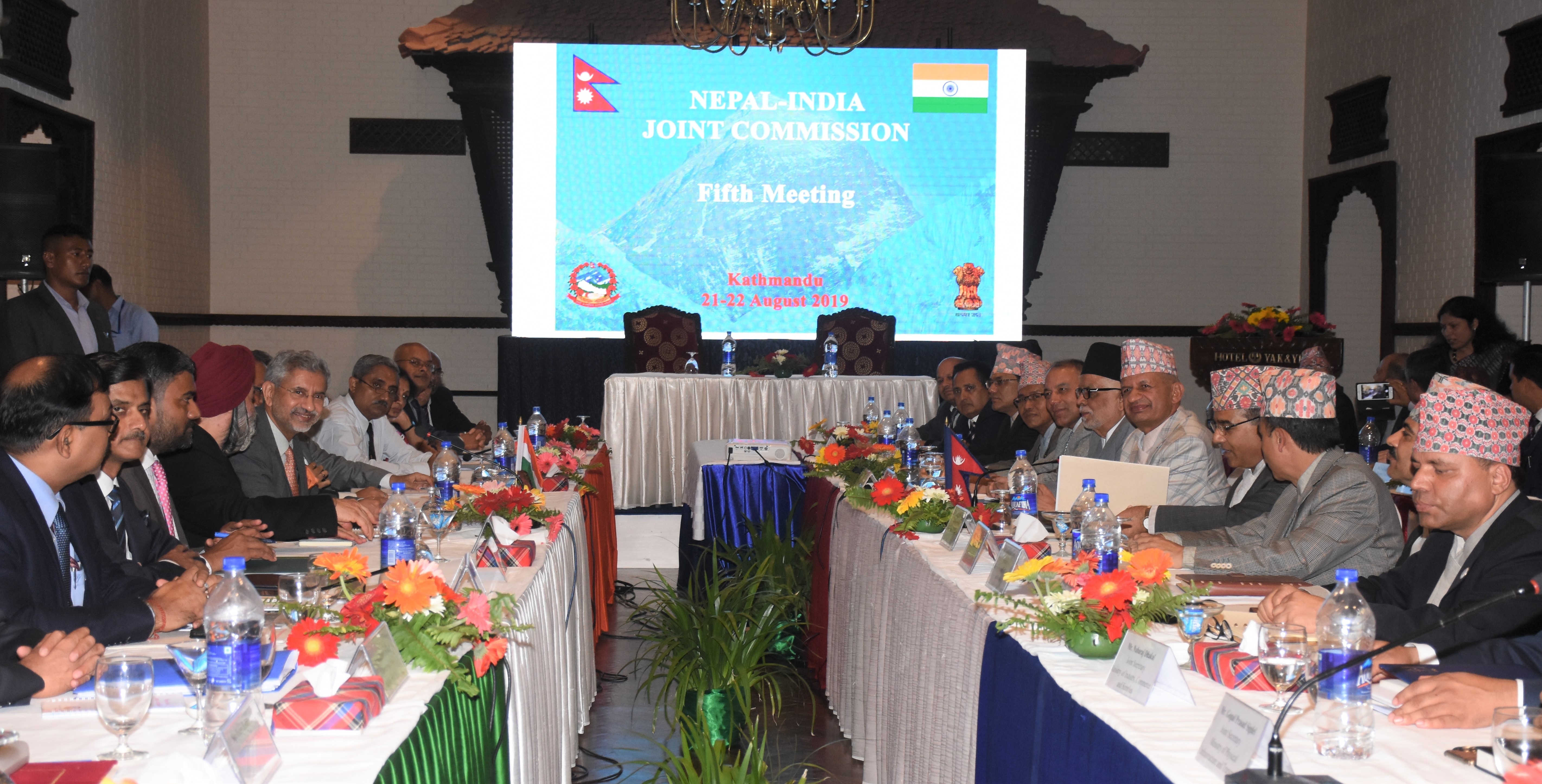 नेपाल–भारत संयुक्त आयोगको पाँचाँ बैठक काठमाडौँमा शुरू